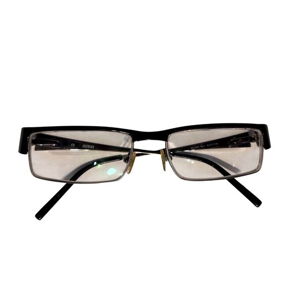Guess eyeglass metal frames Rectangular Black only GU1525 Frames Only - Picture 1 of 7